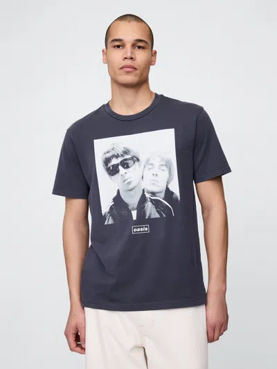 Gap Oasis Graphic T-shirt In Dark Night