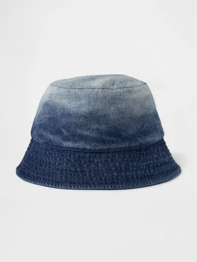 Gap Ombre Denim Bucket Hat In Blue Denim Wash