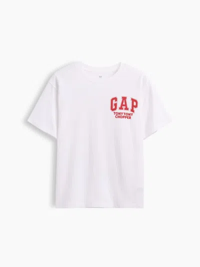 Gap One Piece Kids Logo T-shirt In Fresh White