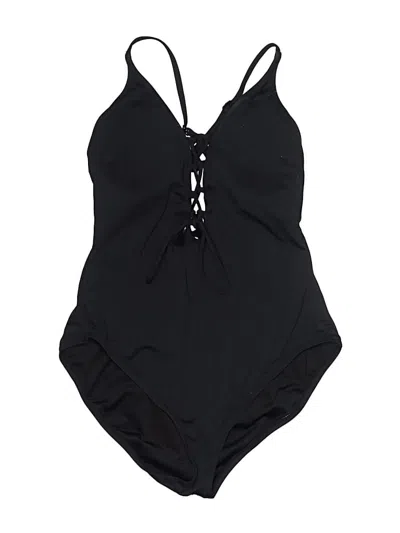 Pre-owned Gap One Piece Swimsuit In Black