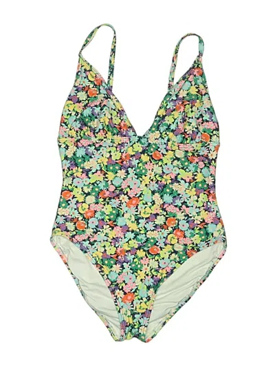 Pre-owned Gap One Piece Swimsuit In Blue