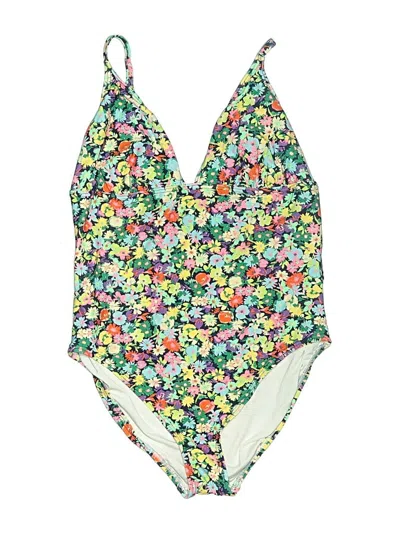 Pre-owned Gap One Piece Swimsuit In Green