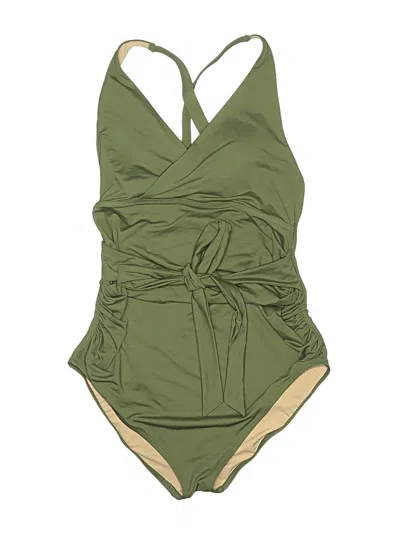 Pre-owned Gap One Piece Swimsuit In Green