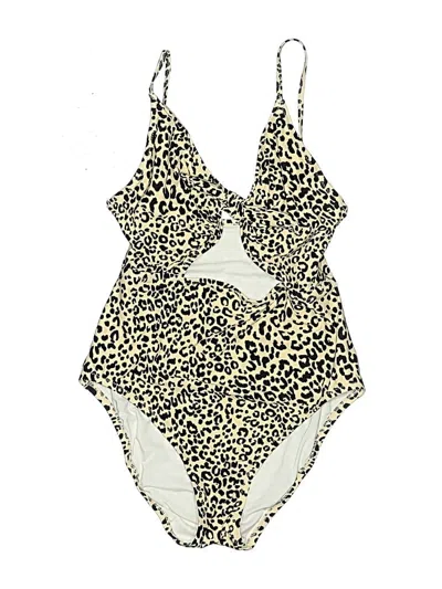 Pre-owned Gap One Piece Swimsuit In Ivory