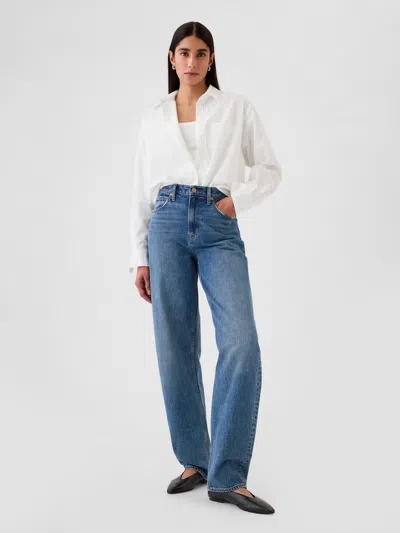 Gap Organic Cotton Big Shirt In Optic White