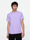 Gap Organic Cotton Pocket T-shirt In Warm Violet