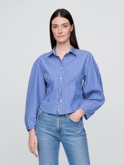 Gap Organic Cotton Poplin Balloon-sleeve Shirt