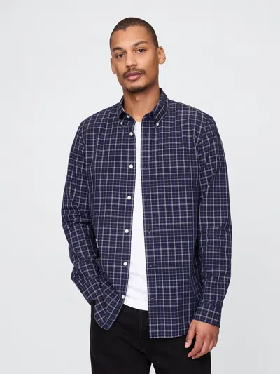 Gap Organic Cotton Poplin Classic Shirt In Dark Night