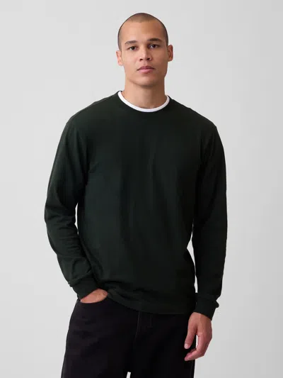 Gap Organic Cotton T-shirt In Green Gitane