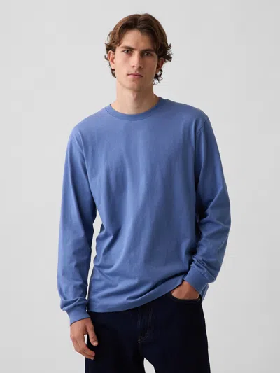Gap Organic Cotton T-shirt In Medium Blue