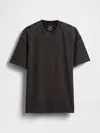 Gap Organic Cotton Vintagesoft Heavyweight T-shirt In Black