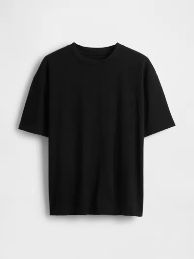 Gap Organic Cotton Vintagesoft Heavyweight T-shirt In Black