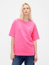 Gap Organic Cotton Vintagesoft Heavyweight T-shirt In Pink
