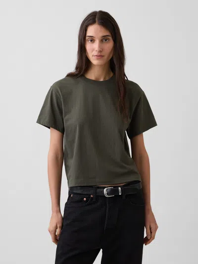 Gap Organic Cotton Vintagesoft Relaxed T-shirt In Green