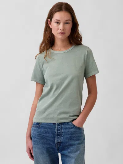 Gap Organic Cotton Vintagesoft T-shirt In Brown
