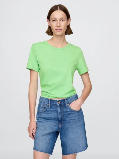 Gap Organic Cotton Vintagesoft T-shirt In Julep Green