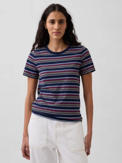 Gap Organic Cotton Vintagesoft T-shirt In Multi