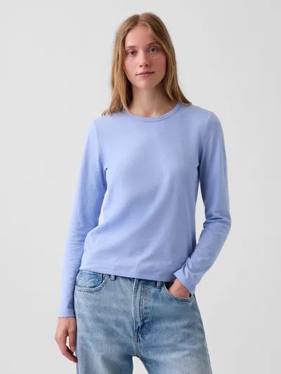 Gap Organic Cotton Vintagesoft T-shirt In Air Stream Blue