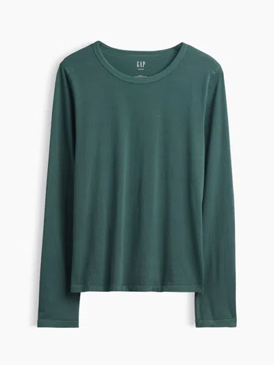 Gap Organic Cotton Vintagesoft T-shirt In Deep Hunter Green