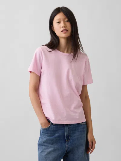 Gap Organic Cotton Vintagesoft T-shirt In Primitive Pink