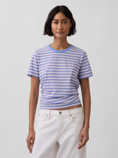 Gap Organic Cotton Vintagesoft T-shirt In Purple