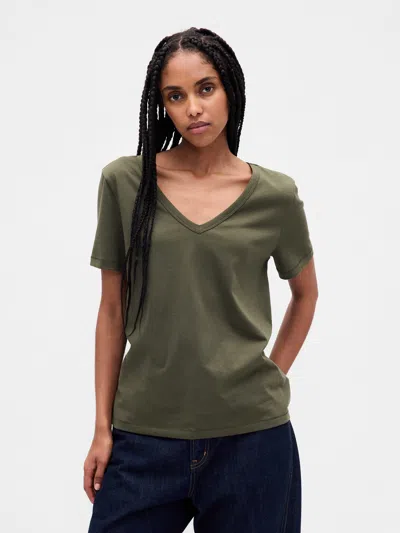 Gap Organic Cotton Vintagesoft V-neck T-shirt