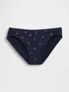 Gap Organic Stretch Cotton Bikini In Blue