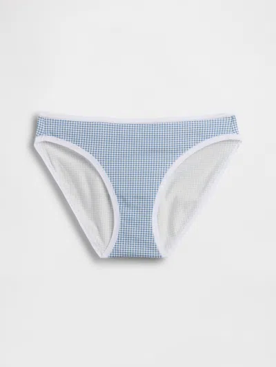 Gap Organic Stretch Cotton Bikini In Blue