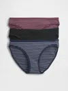 Gap Organic Stretch Cotton Bikini Brief (3-pack) In Multi