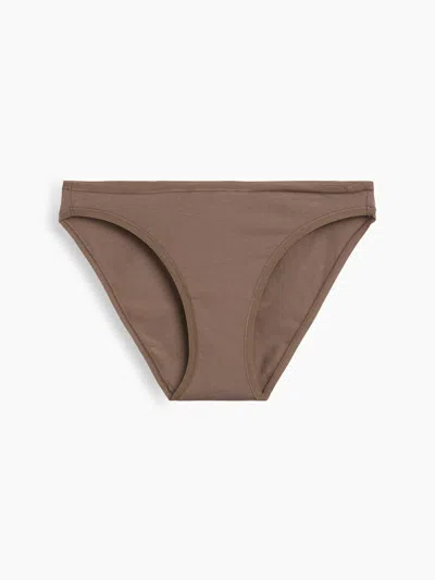 Gap Organic Stretch Cotton Bikini In Brown