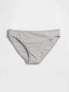 Gap Organic Stretch Cotton Bikini In Light Grey
