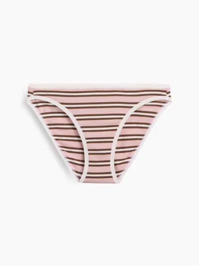 Gap Organic Stretch Cotton Bikini In Pink