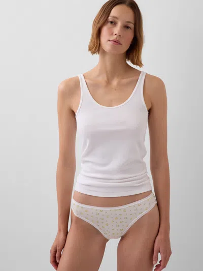 Gap Organic Stretch Cotton Bikini In White