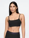 Gap Organic Stretch Cotton Bralette In Black