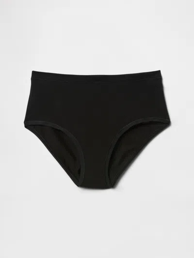 Gap Organic Stretch Cotton High Rise Hipster In Black