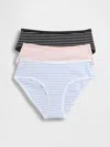 Gap Organic Stretch Cotton Hipster (3-pack) In Multi