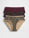 Gap Organic Stretch Cotton Hipster (3-pack) In Multi