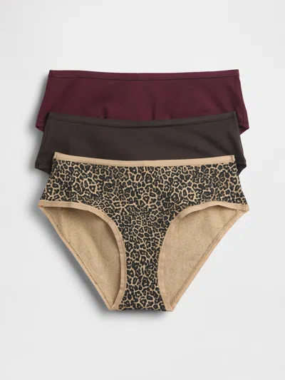 Gap Organic Stretch Cotton Hipster (3-pack) In Multi