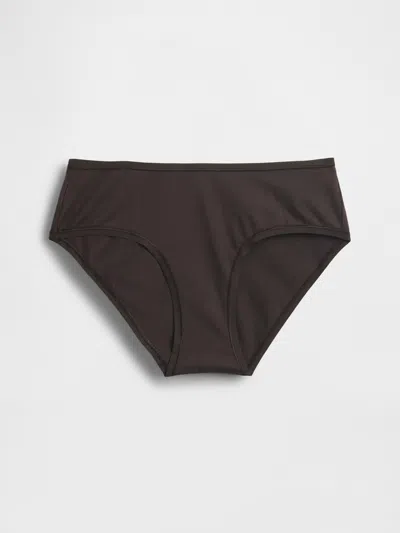 Gap Organic Stretch Cotton Hipster In Brown