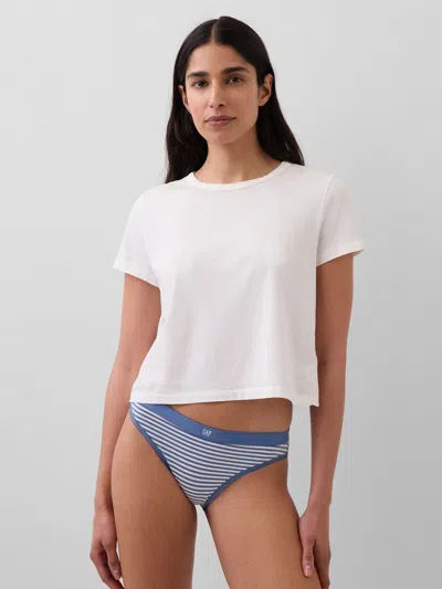 Gap Organic Stretch Cotton Logo Bikini