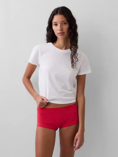 Gap Organic Stretch Cotton Shorty In Red