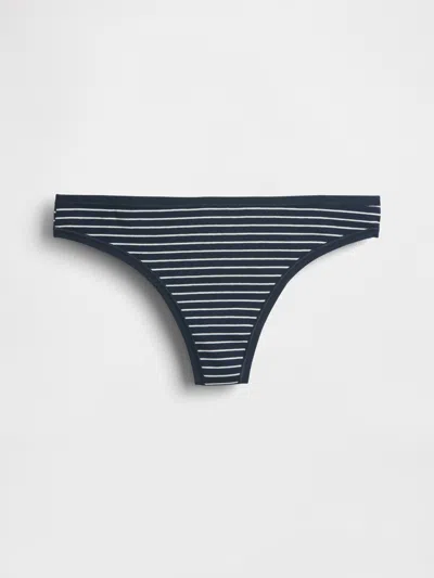 Gap Organic Stretch Cotton Thong In Blue