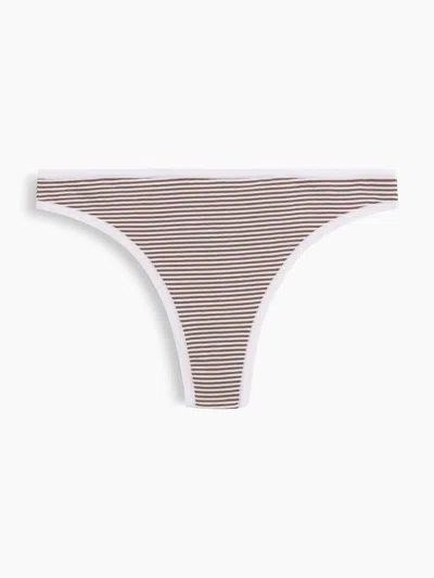 Gap Organic Stretch Cotton Thong In Blue