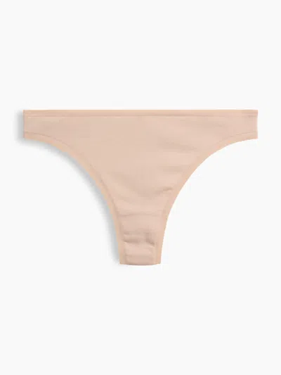 Gap Organic Stretch Cotton Thong In Pink