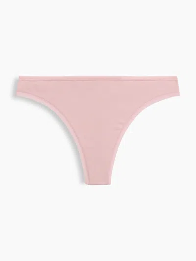 Gap Organic Stretch Cotton Thong In Pink