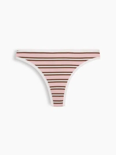 Gap Organic Stretch Cotton Thong In Pink