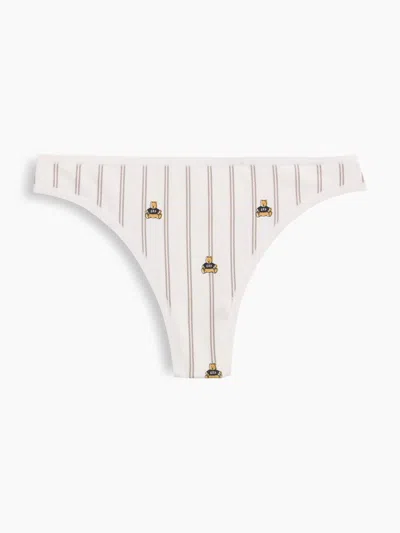 Gap Organic Stretch Cotton Thong In White