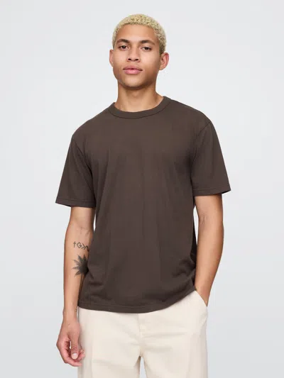 Gap Original T-shirt In Brown