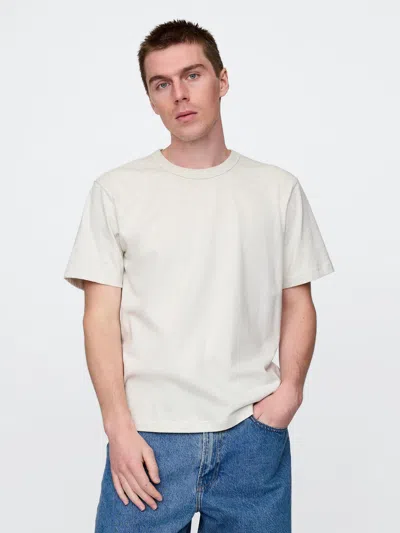 Gap Original T-shirt In Oatmeal