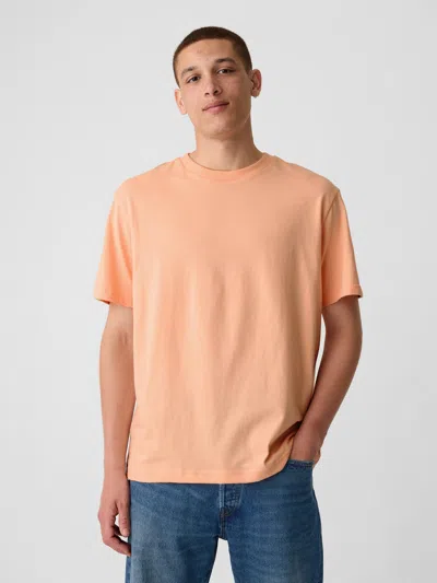 Gap Original T-shirt In Peach Parfait